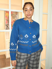 Romily Jumper/Cardigan in Novelty Squirrel