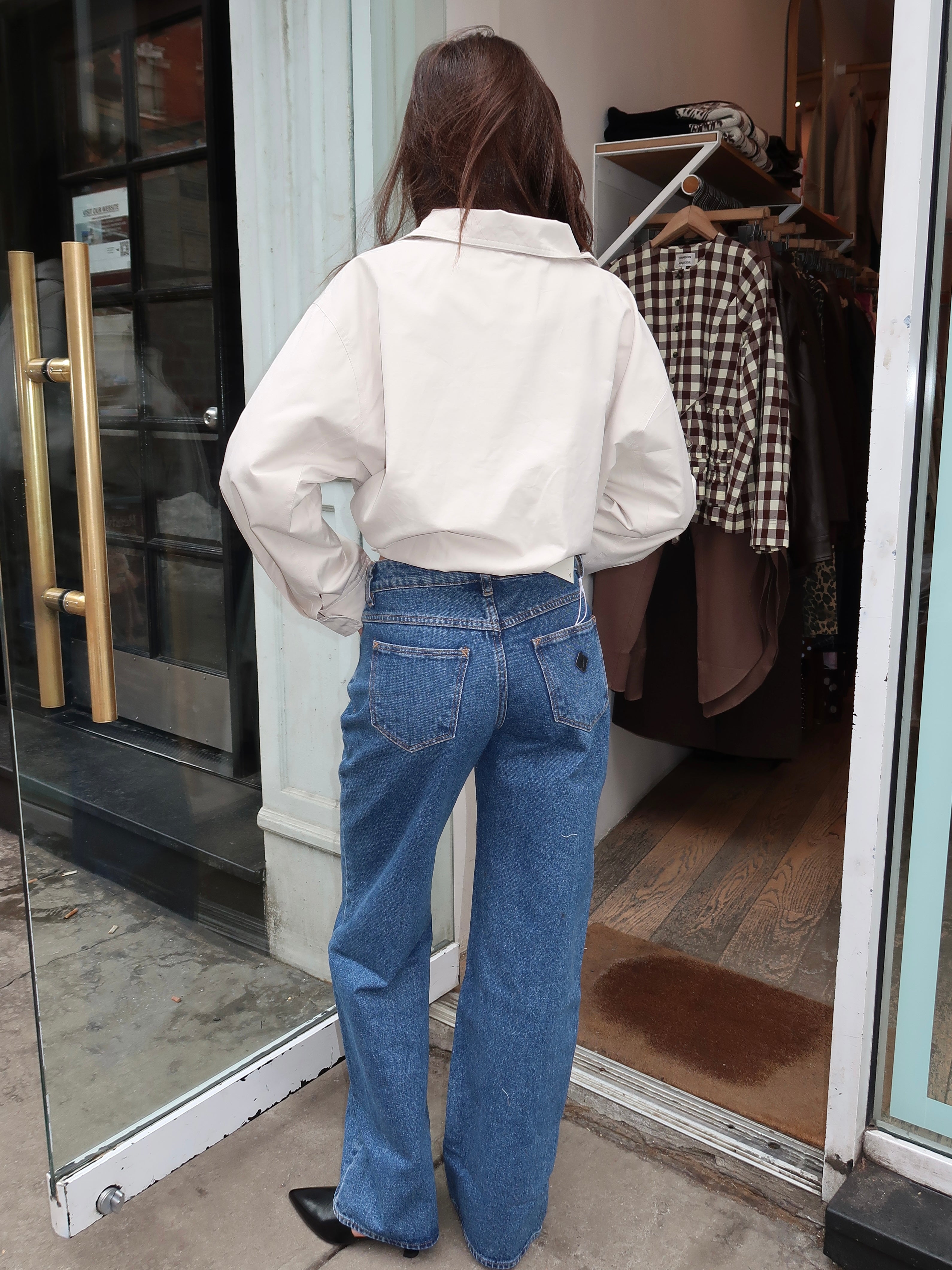 99 Baggy Bella in Mid Blue