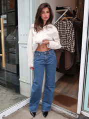 99 Baggy Bella in Mid Blue