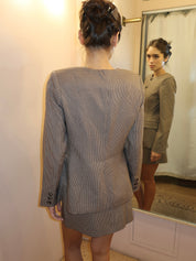 Bellmere Jacket in Brown Houndstooth