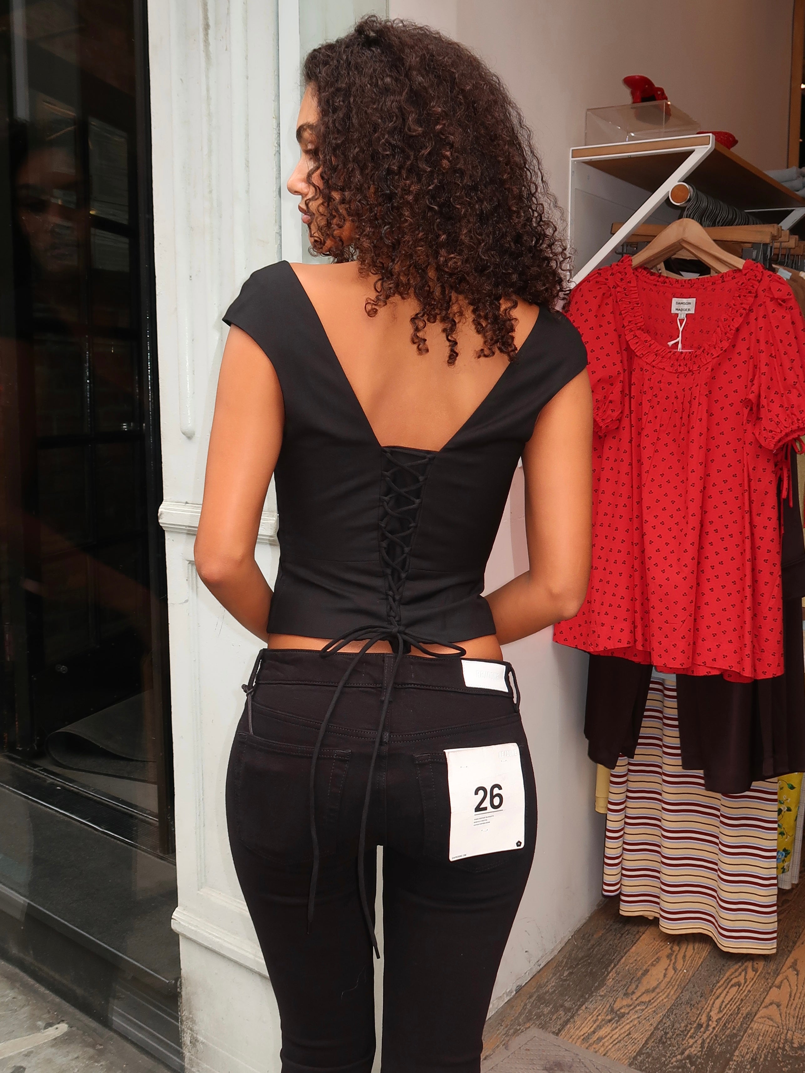 Sabina Top in Black