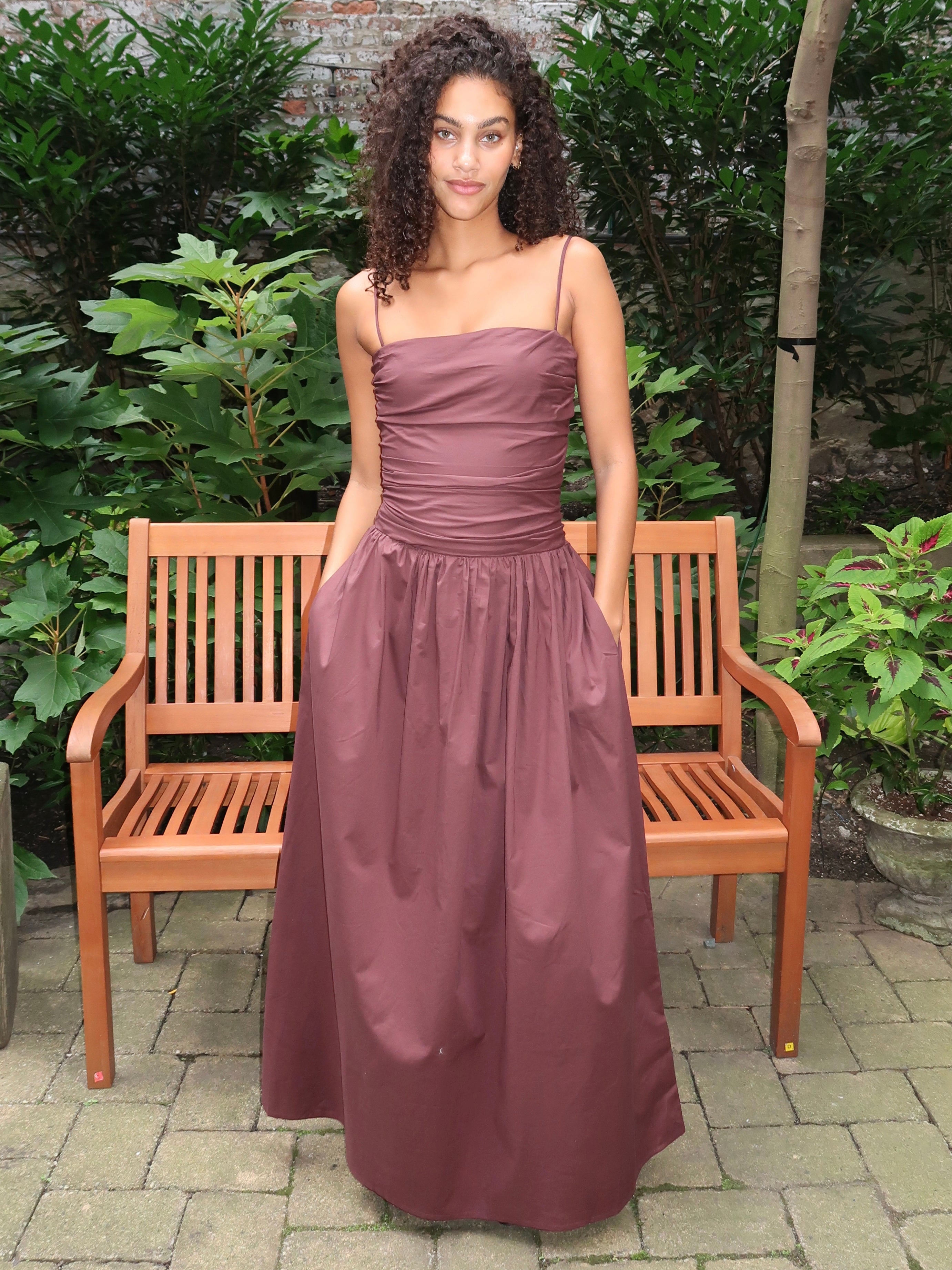 Portlligat Maxi Dress in Port