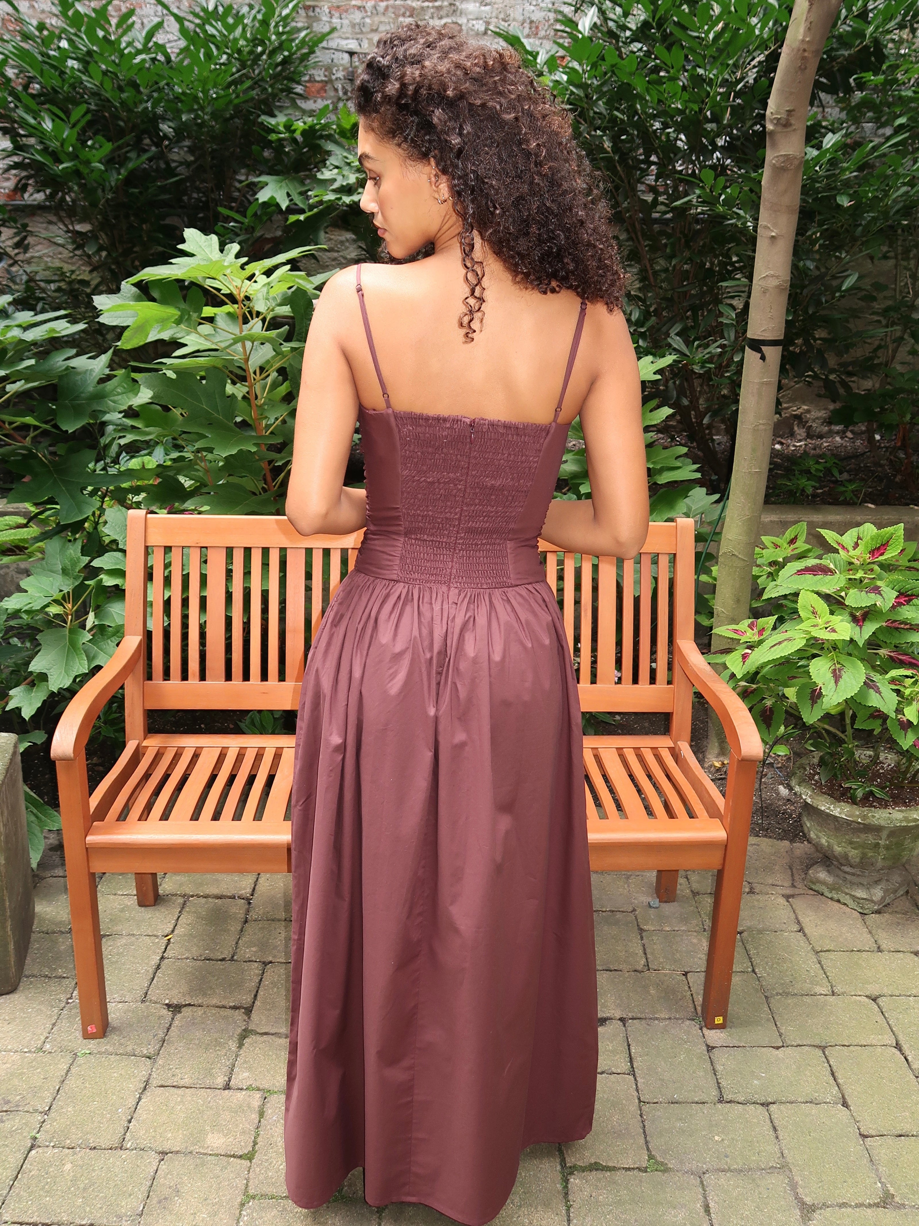 Portlligat Maxi Dress in Port