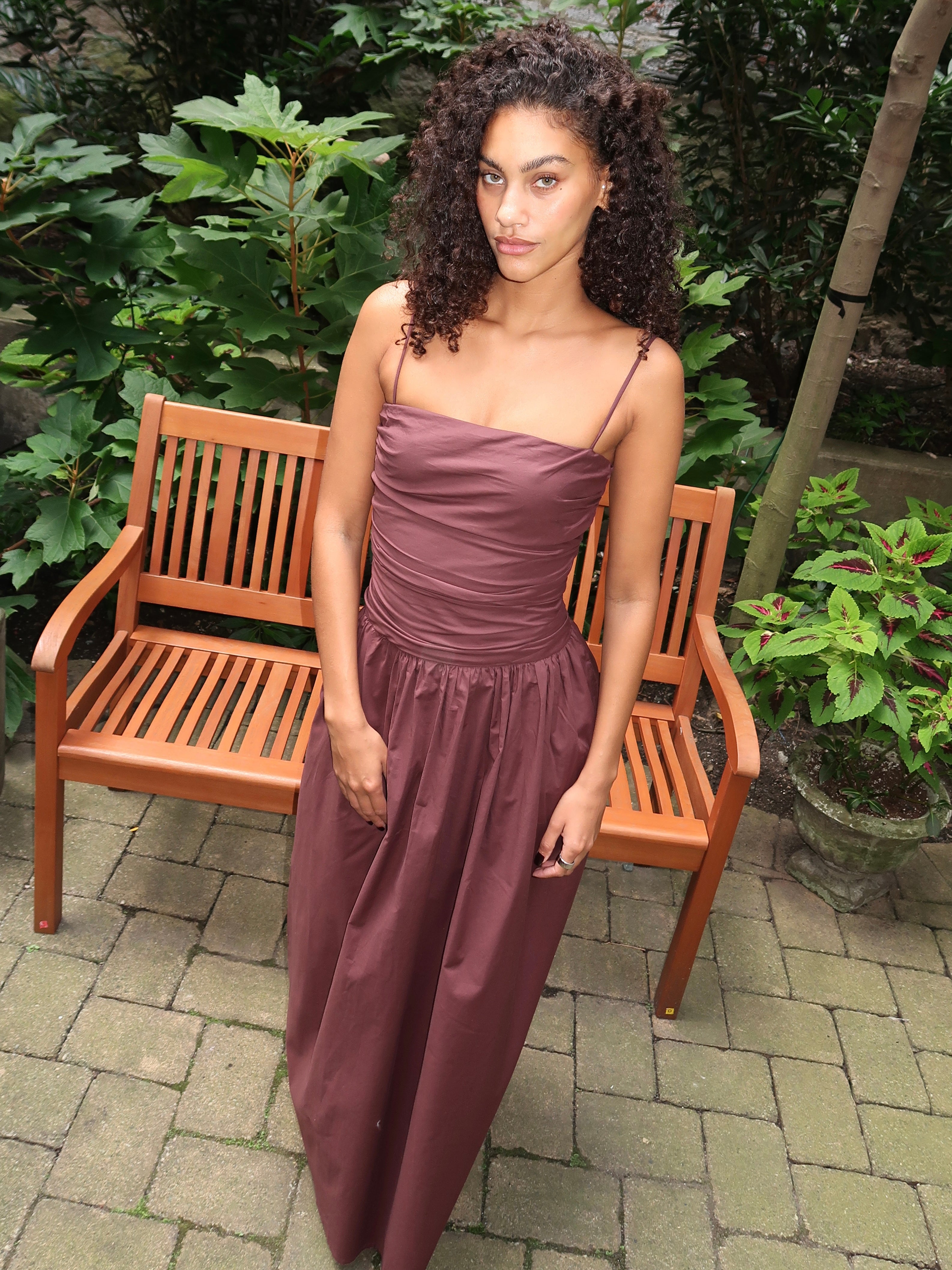 Portlligat Maxi Dress in Port