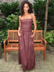 Portlligat Maxi Dress in Port