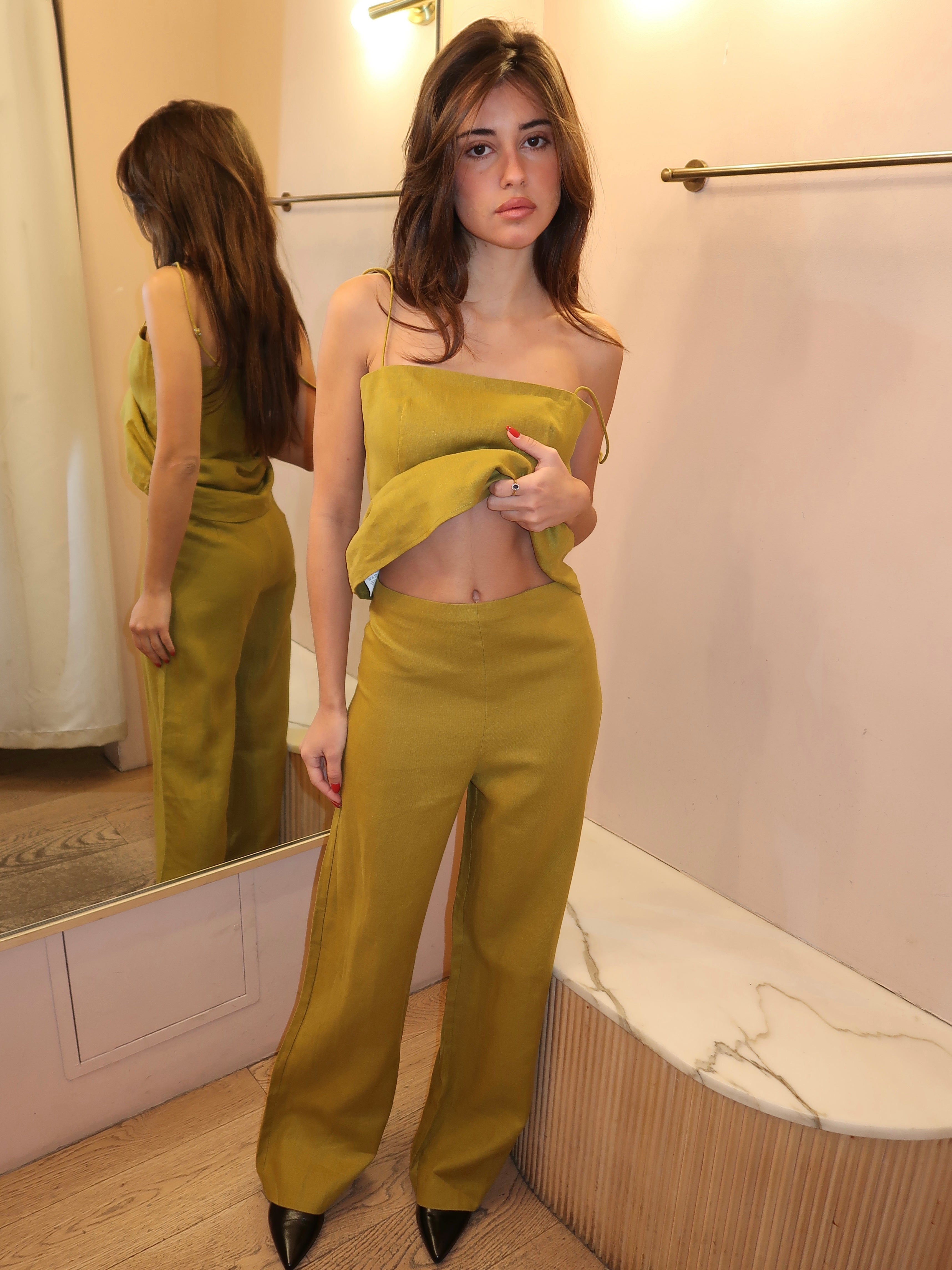 Ilride Pant in Olive