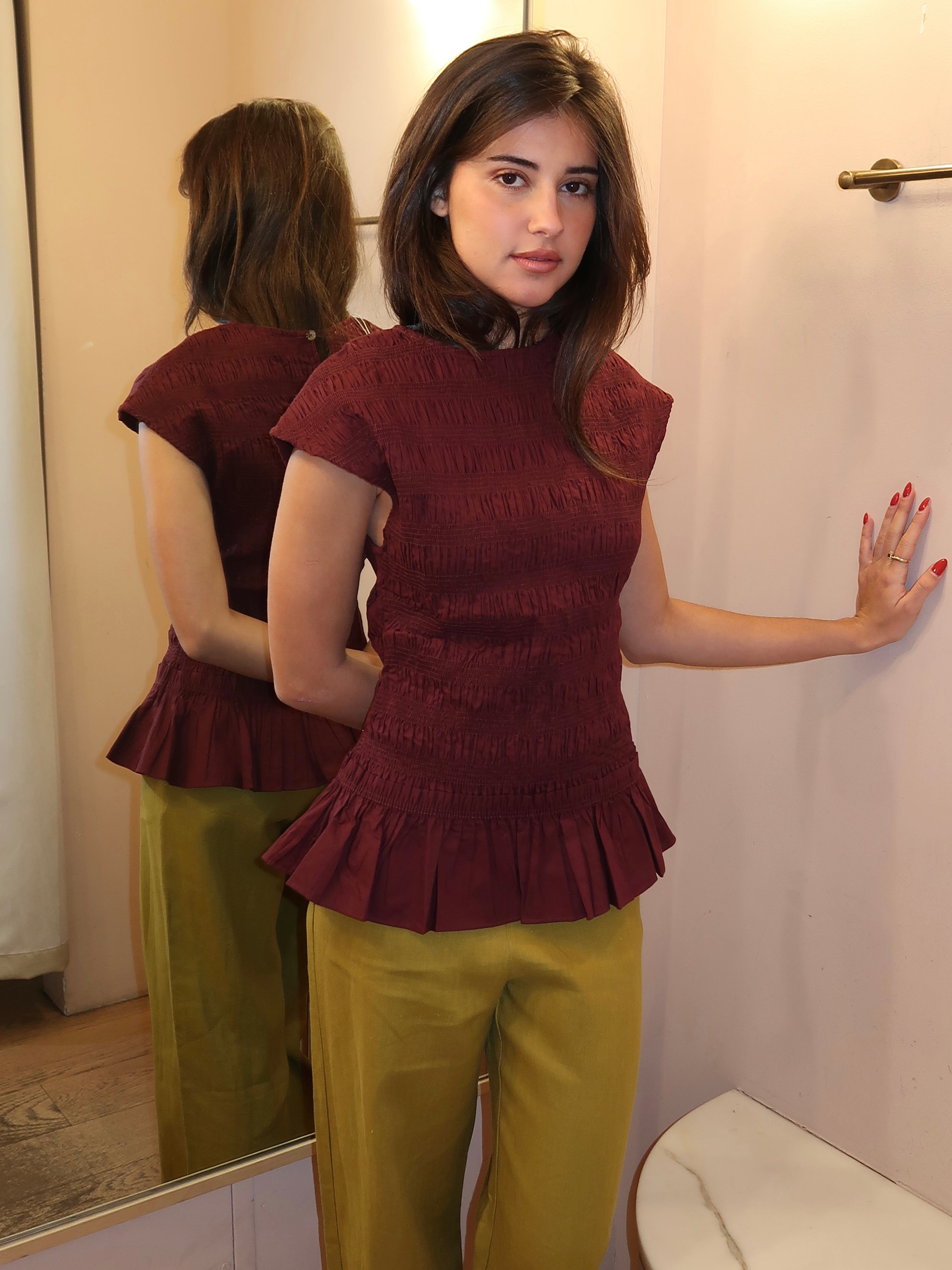 Ale Top in Mulberry