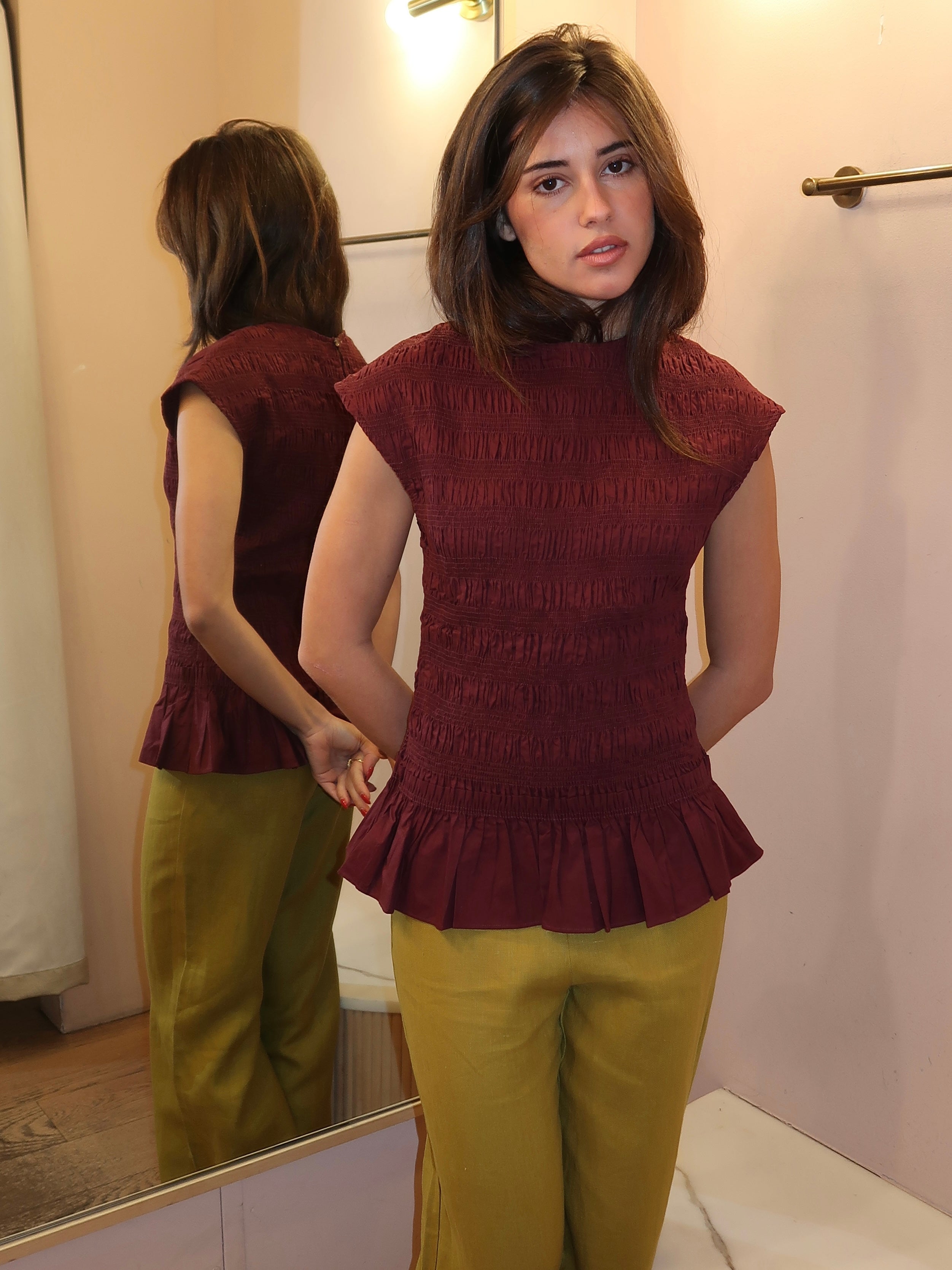 Ale Top in Mulberry