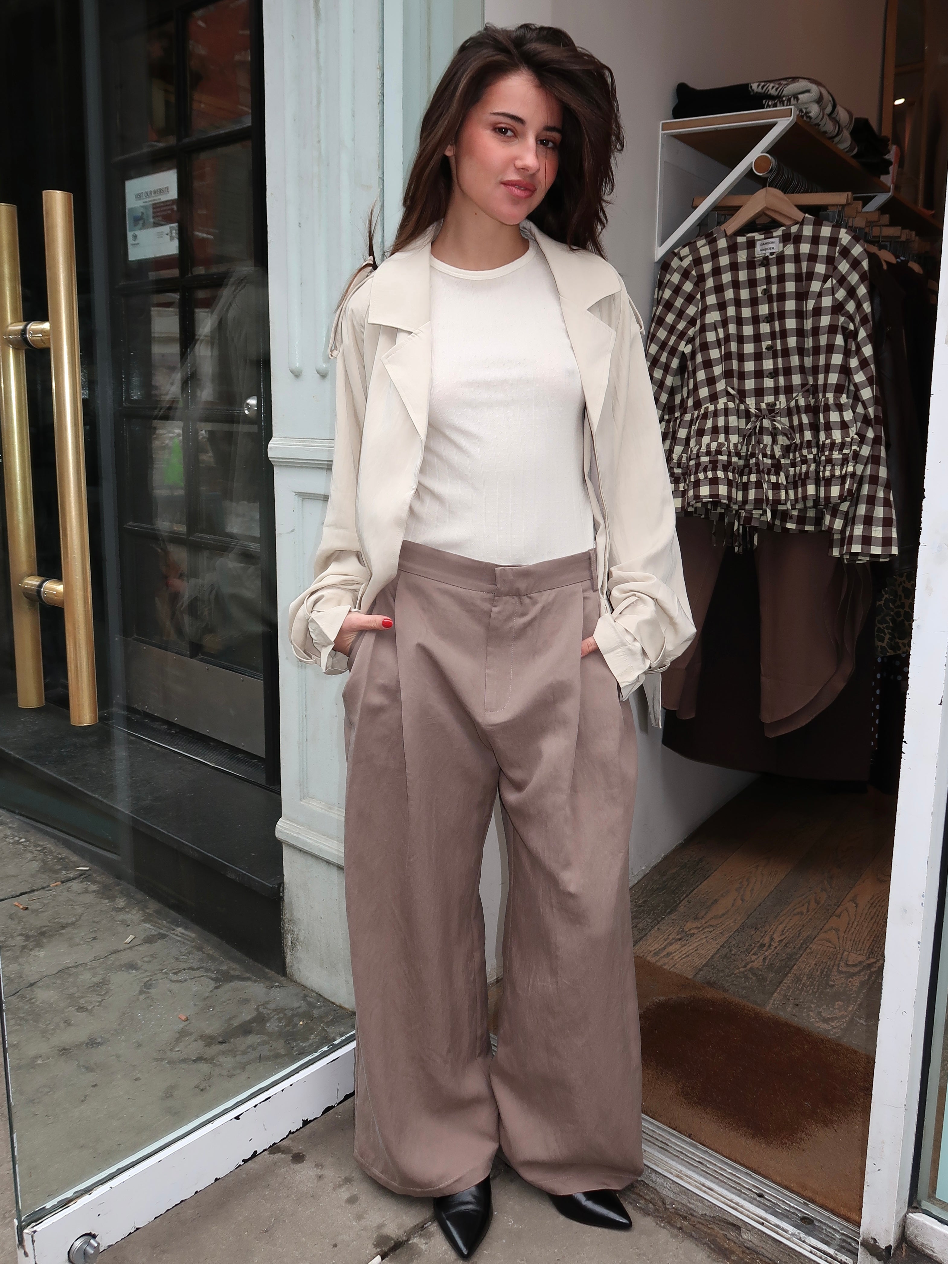 Leena Trousers in Olive