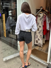 Abita Short in Washed Black