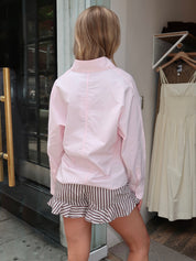 Dakota Shirt in Baby Pink