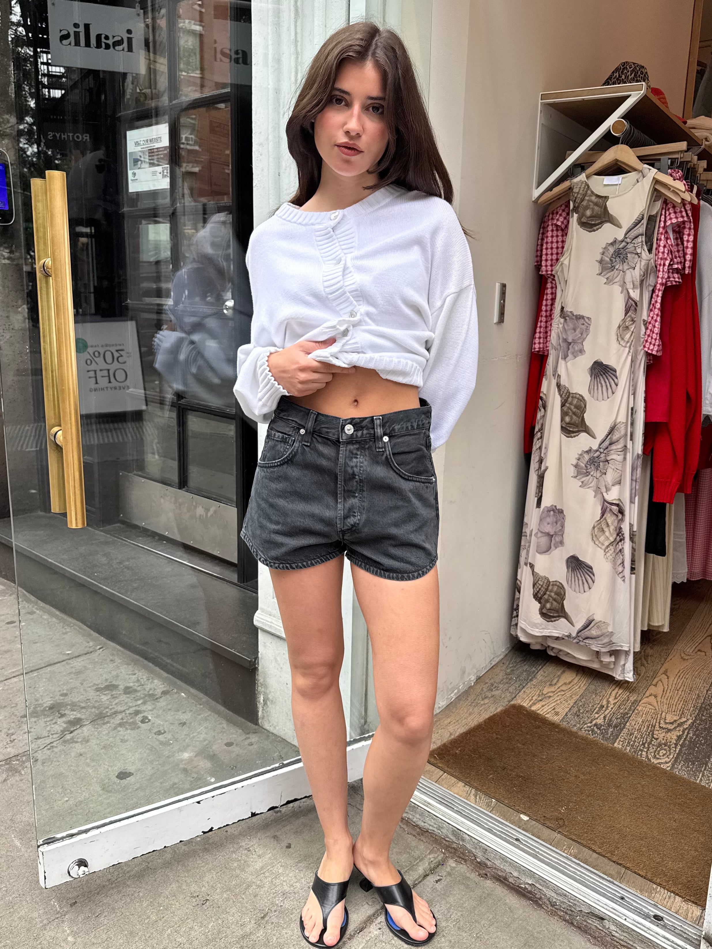 Abita Short in Washed Black