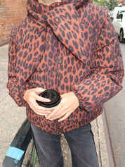 Pearl Puffer in Choco Leopard