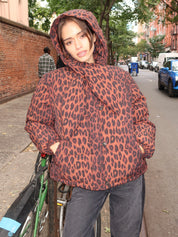 Pearl Puffer in Choco Leopard