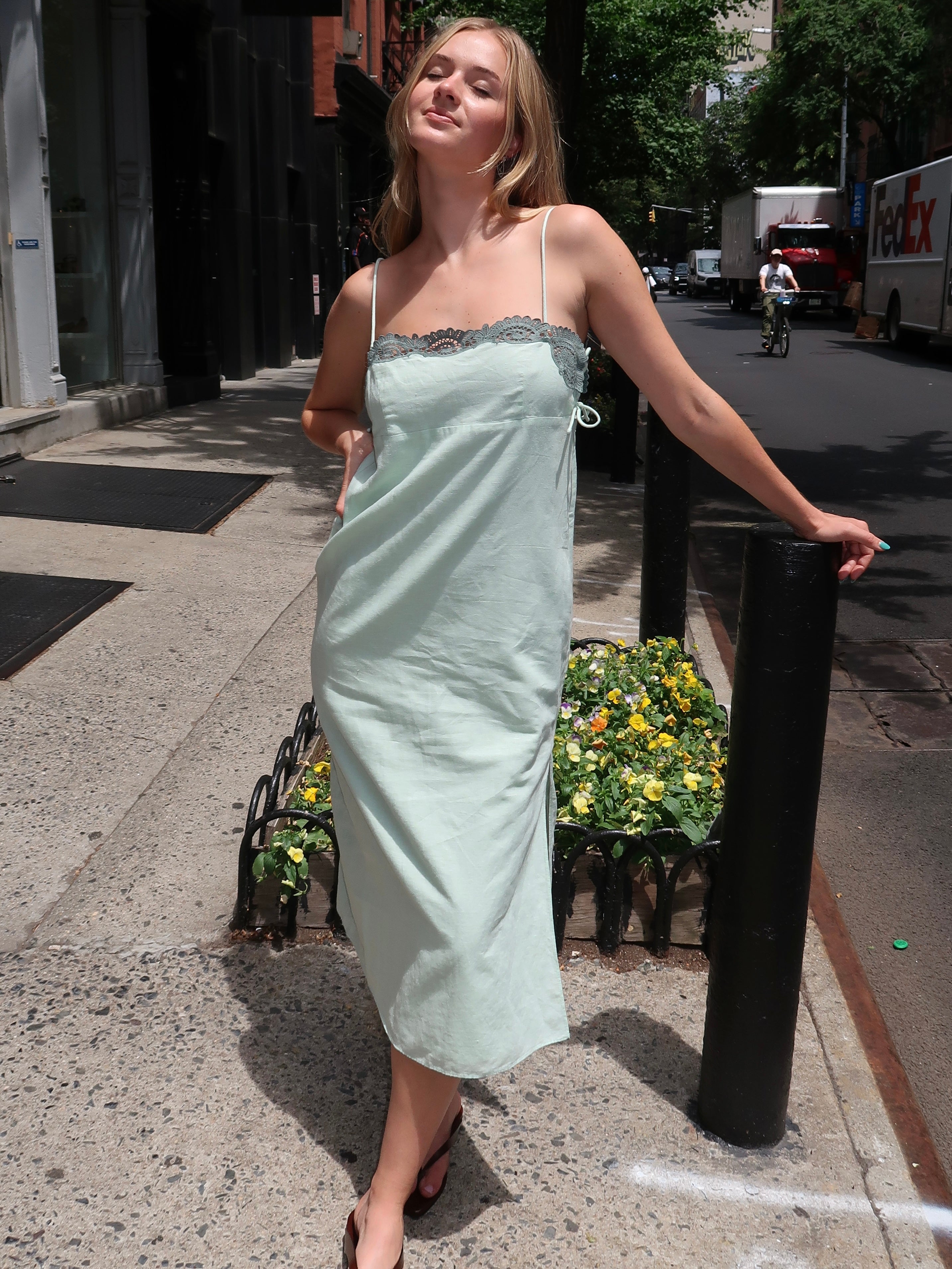 Darya Dress in Green