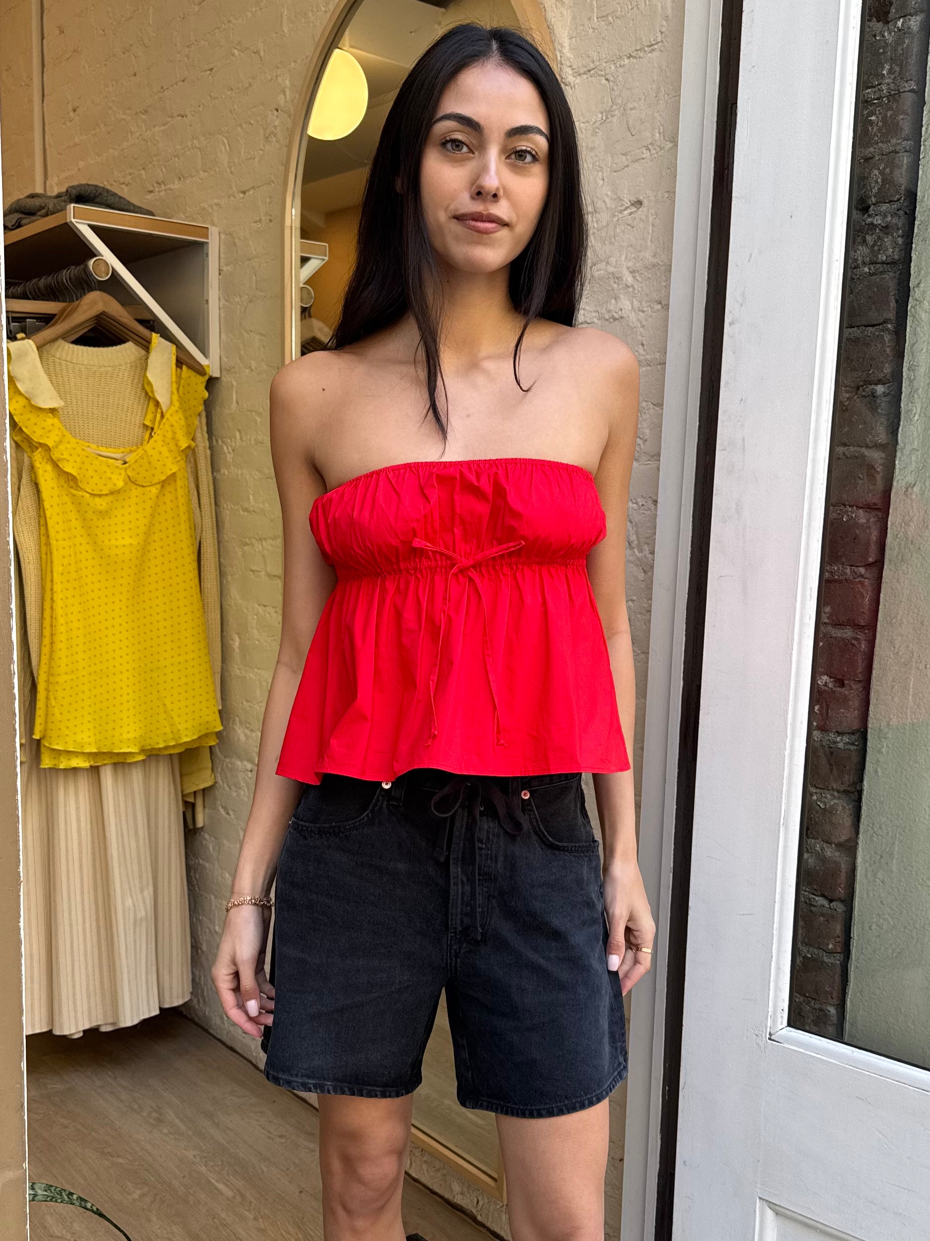 Odessa Tube Top in Red