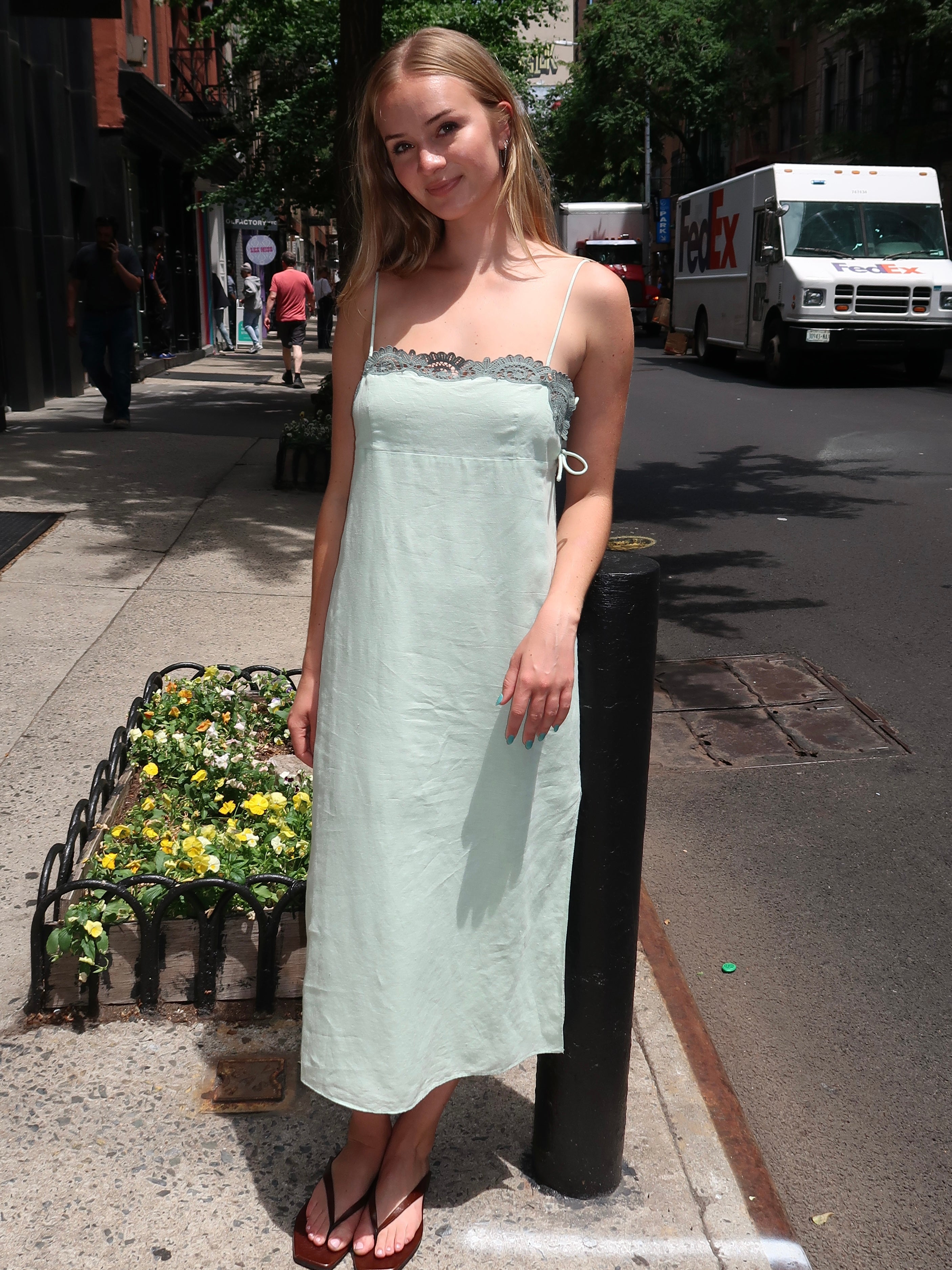 Darya Dress in Green
