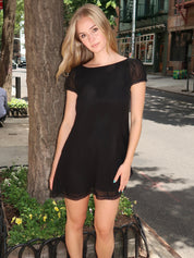 Priscilla Mini Dress in Black