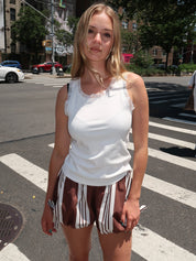 Roberta Tank in Ivory