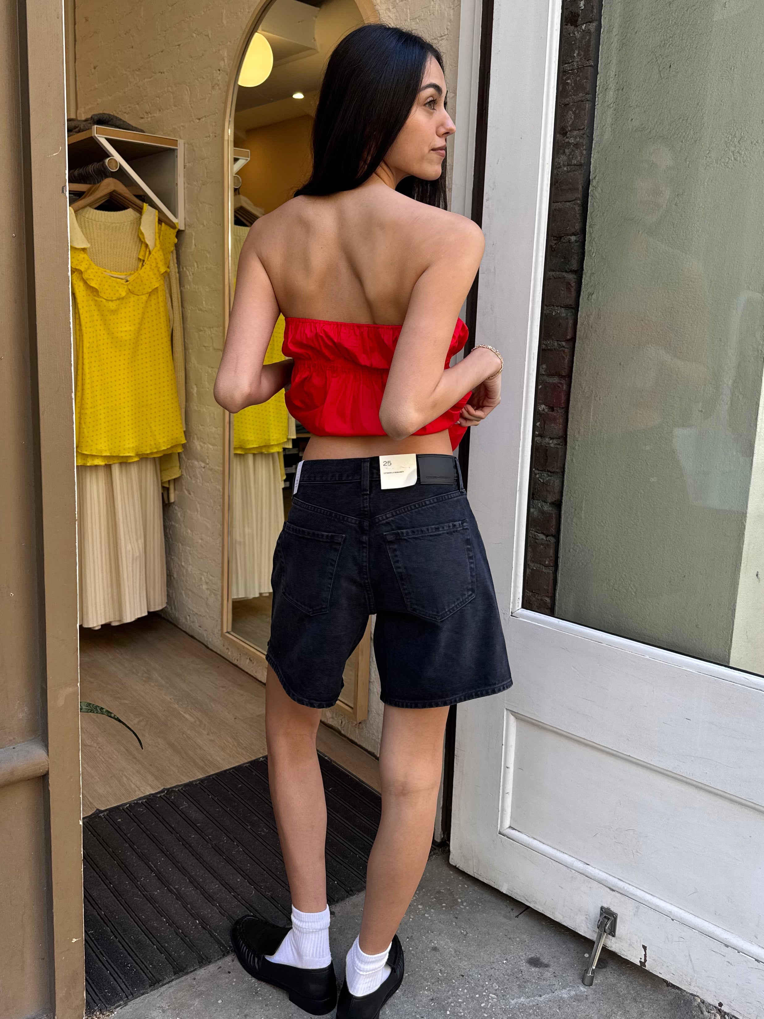 Brynn Drawstring  Short in Midnight Sky