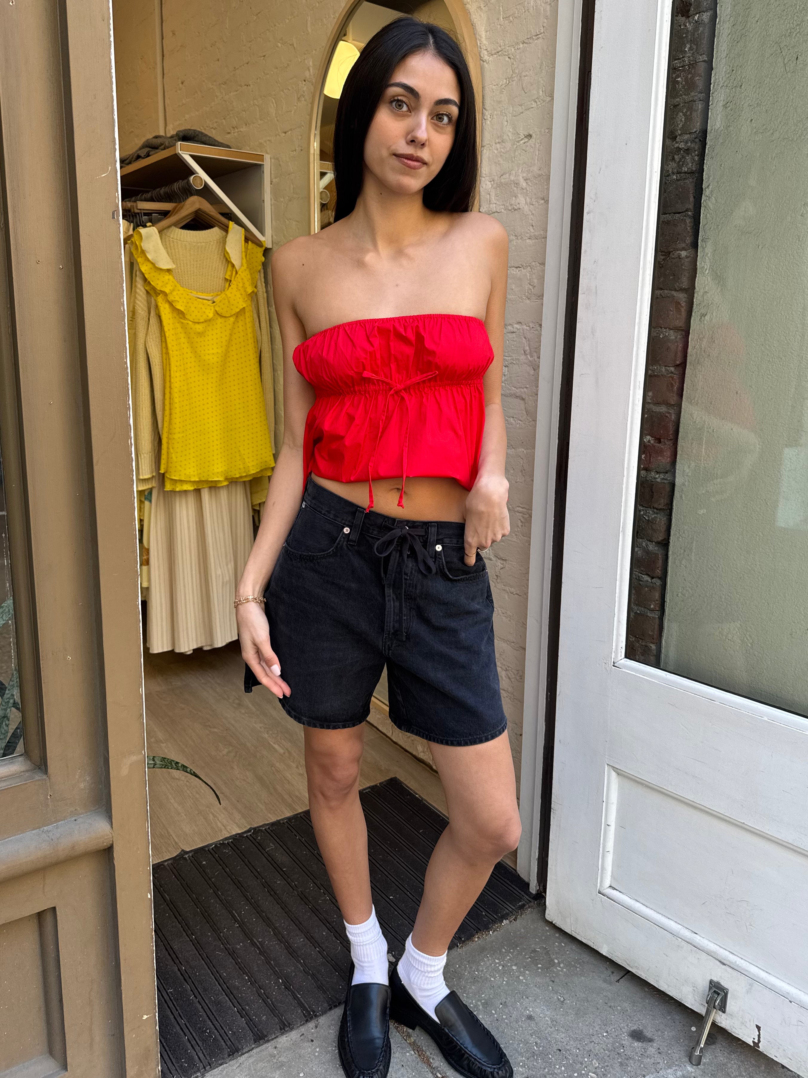 Brynn Drawstring  Short in Midnight Sky