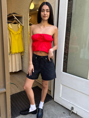Brynn Drawstring  Short in Midnight Sky