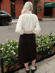 Neves Long Short Trousers in Black