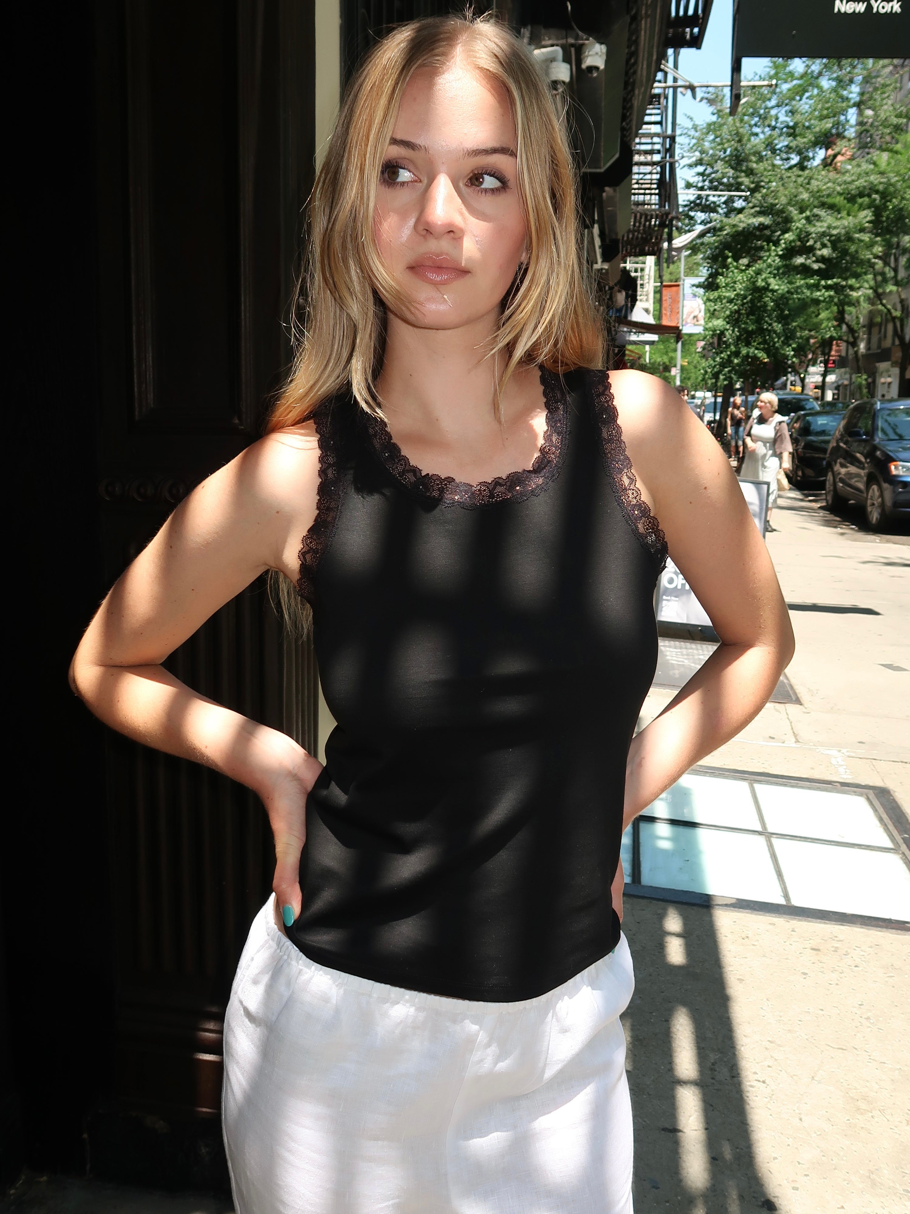 Roberta Tank in Black