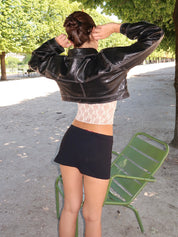 Suki Mini Skirt in Jet
