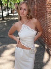 Darya Top in Cream
