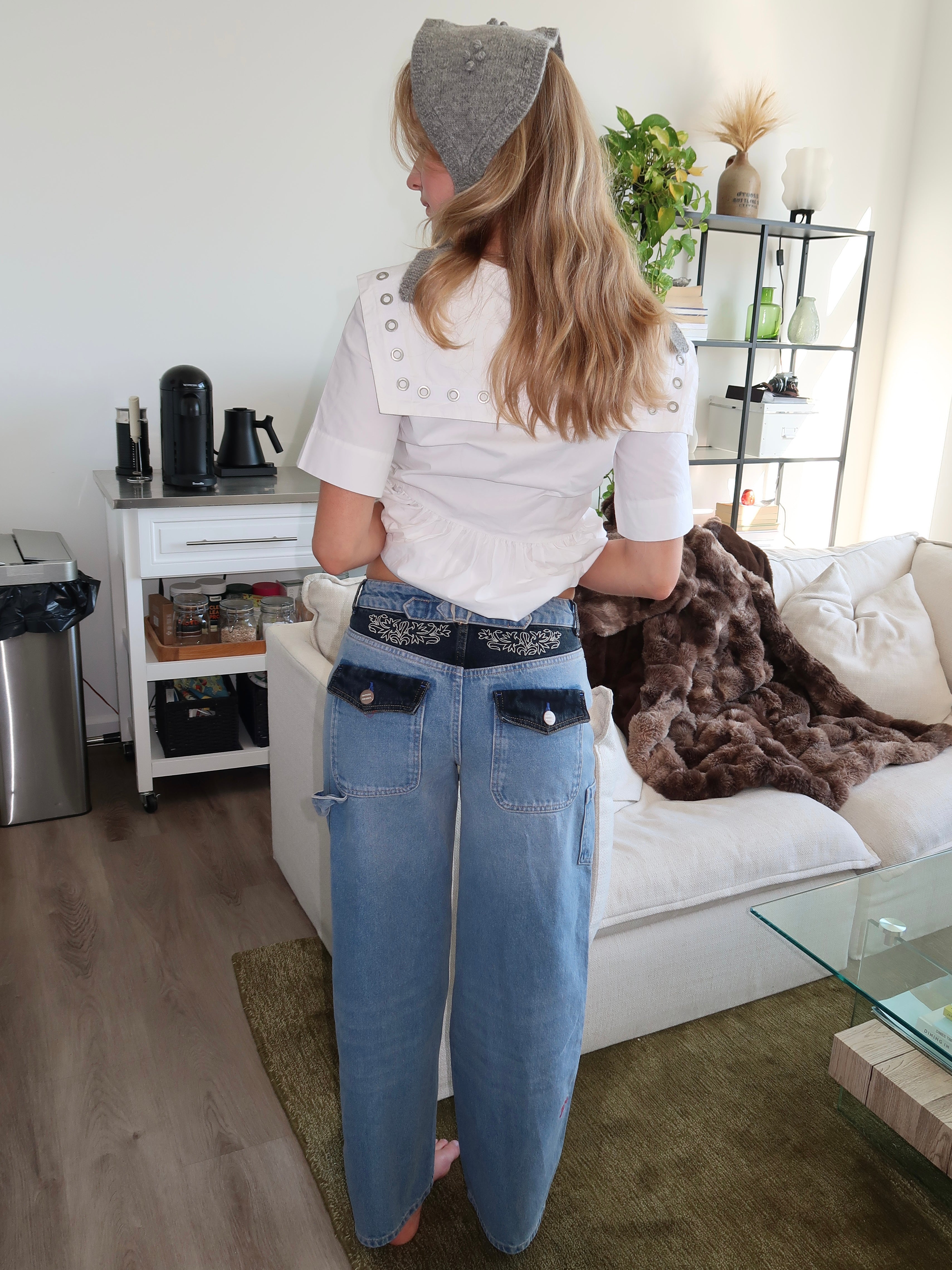 Drew Jean in Lapis Wash Blue