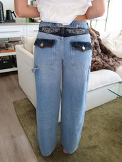 Drew Jean in Lapis Wash Blue