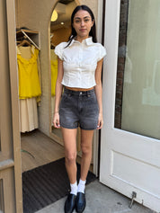 Mirage Short Worn Black in Vintage Black