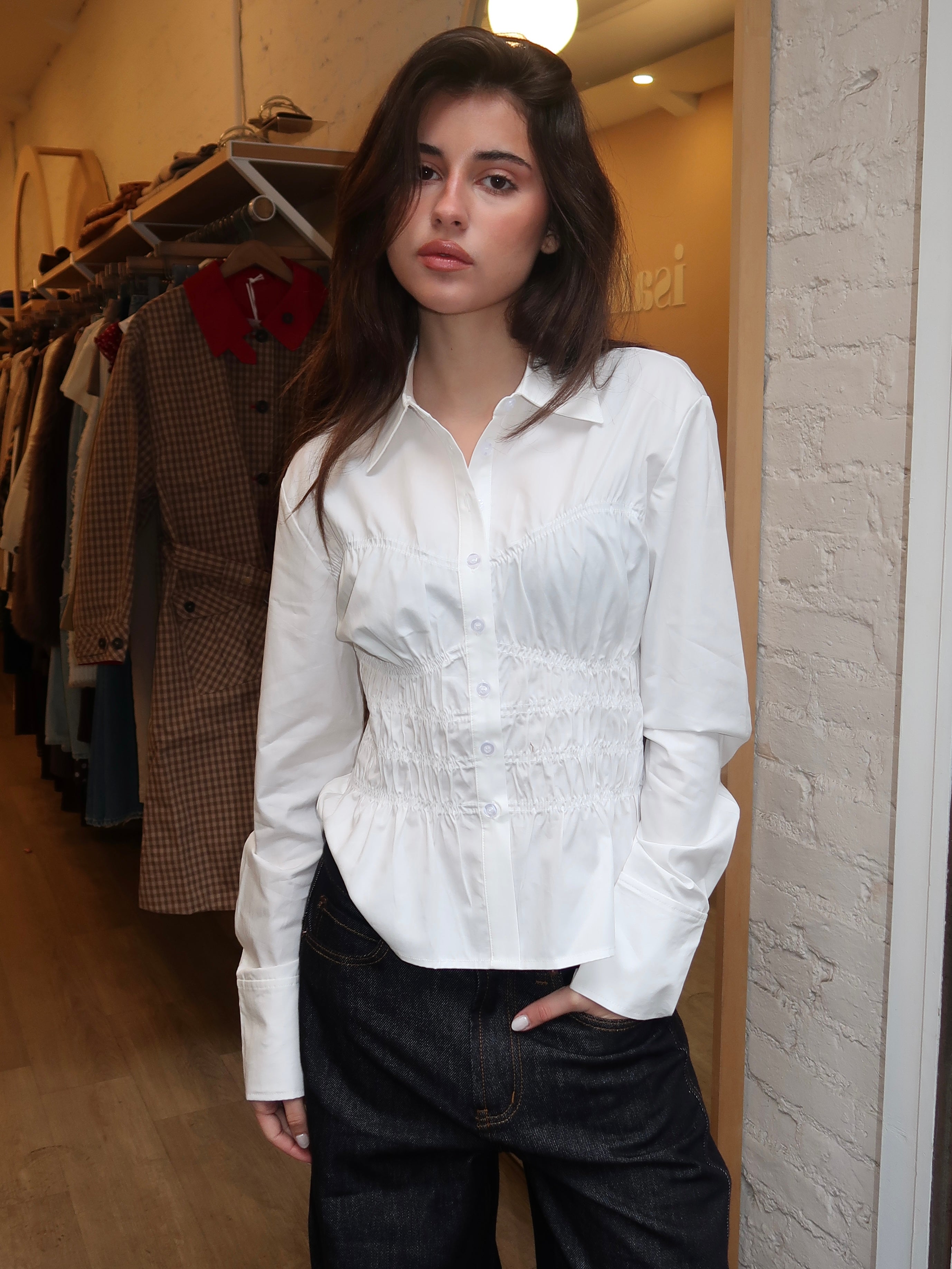 Bixel Shirt in White