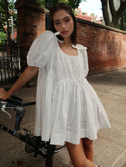 Hugo Dress in White
