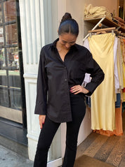 Cocoon Shirt in Black