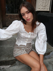 Palisade Top in White