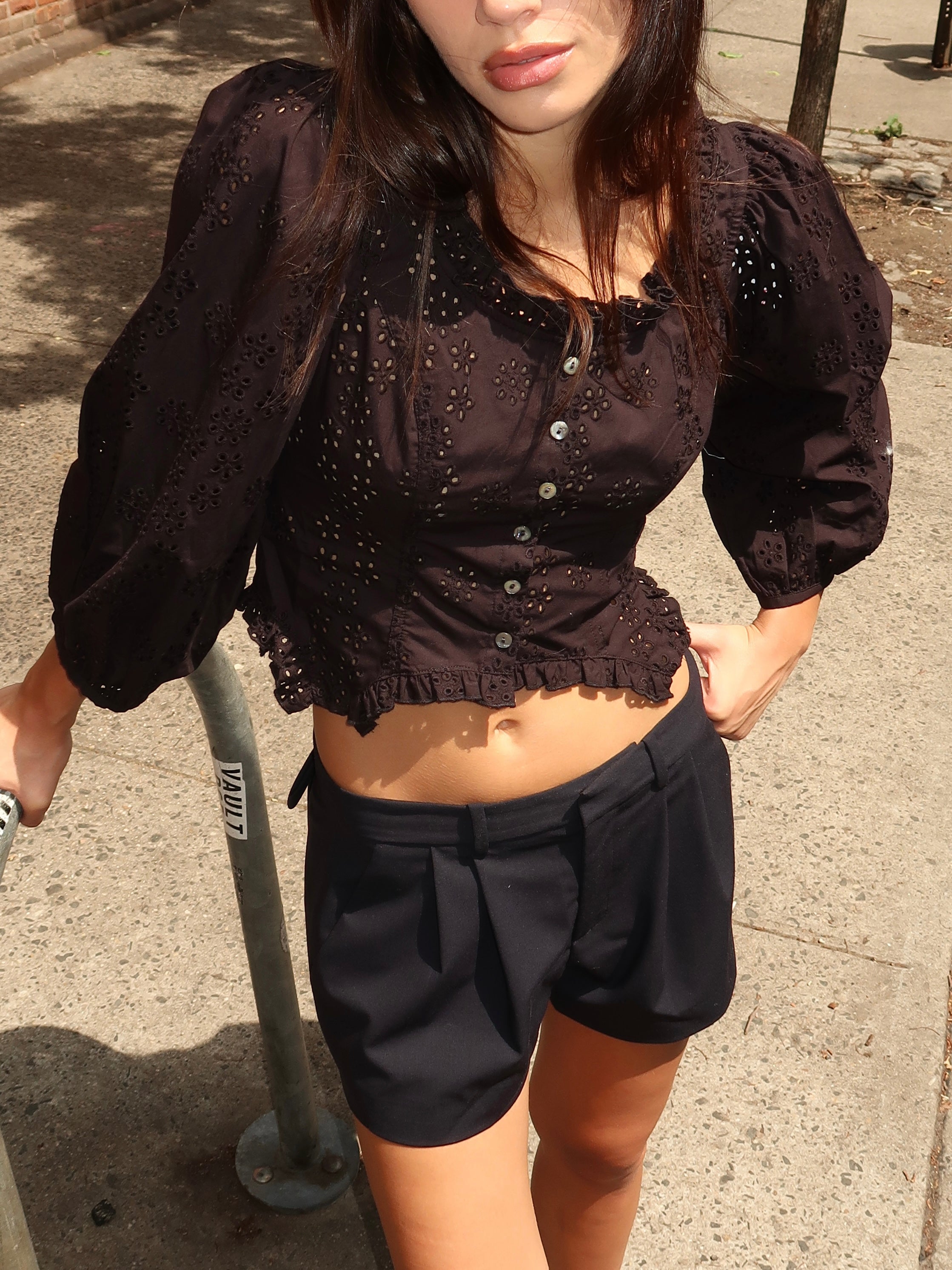 Palisade Top in Black