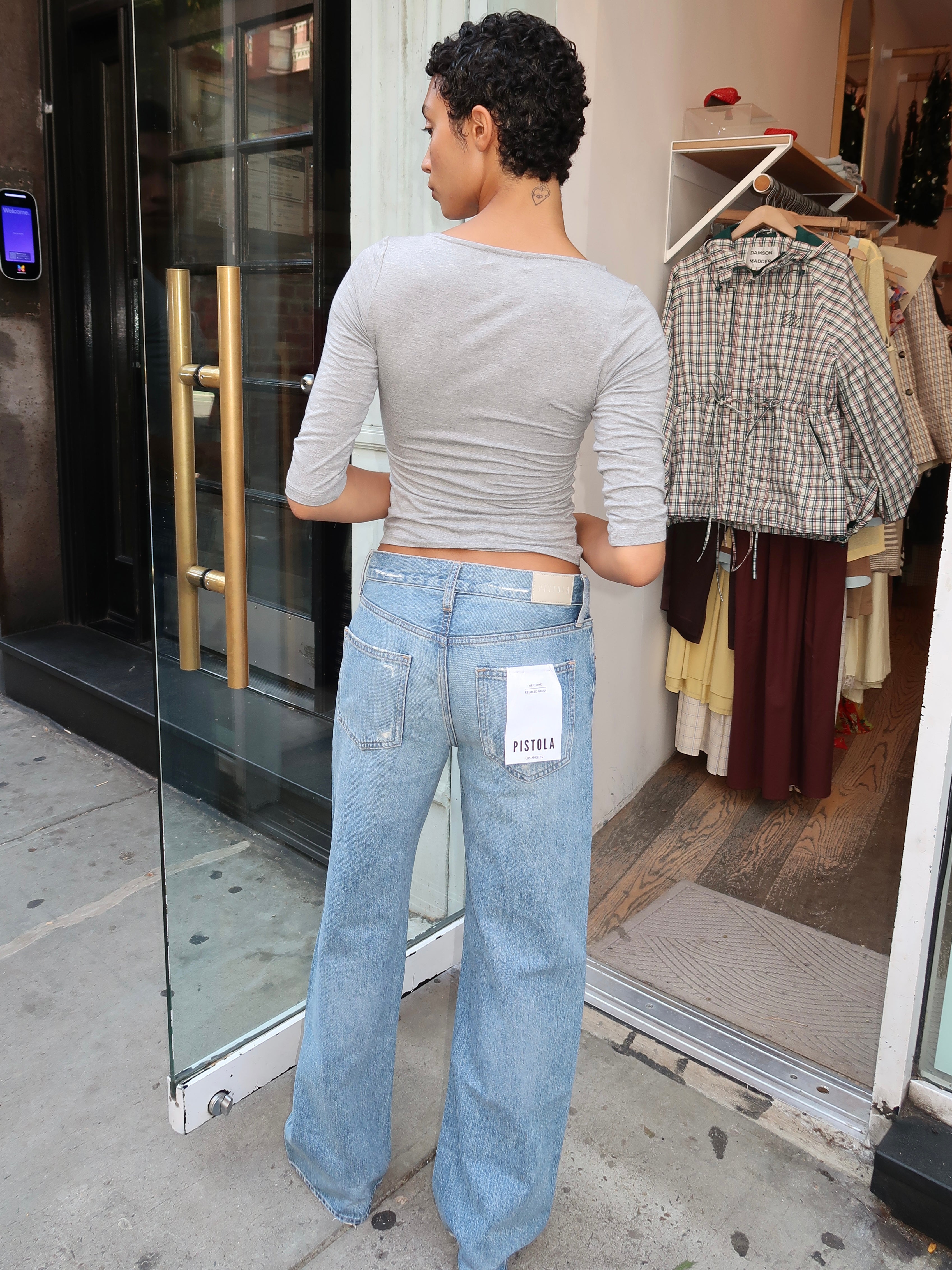 Harlowe Relaxed Baggy in Serpentine Vintage