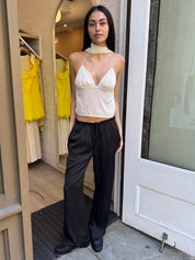 Jenna Silky Pants in Black