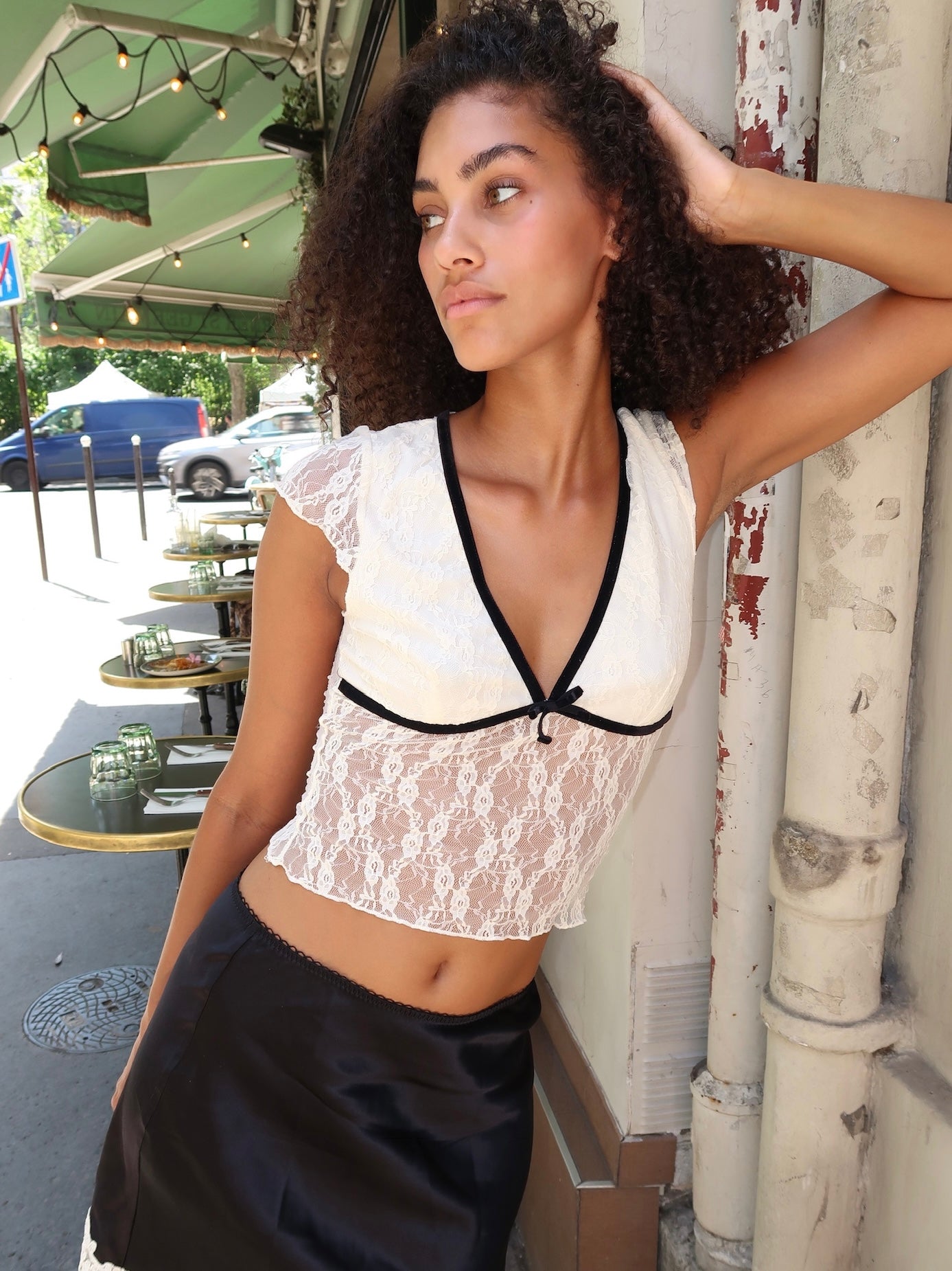 Prudence Lace Top in Cream