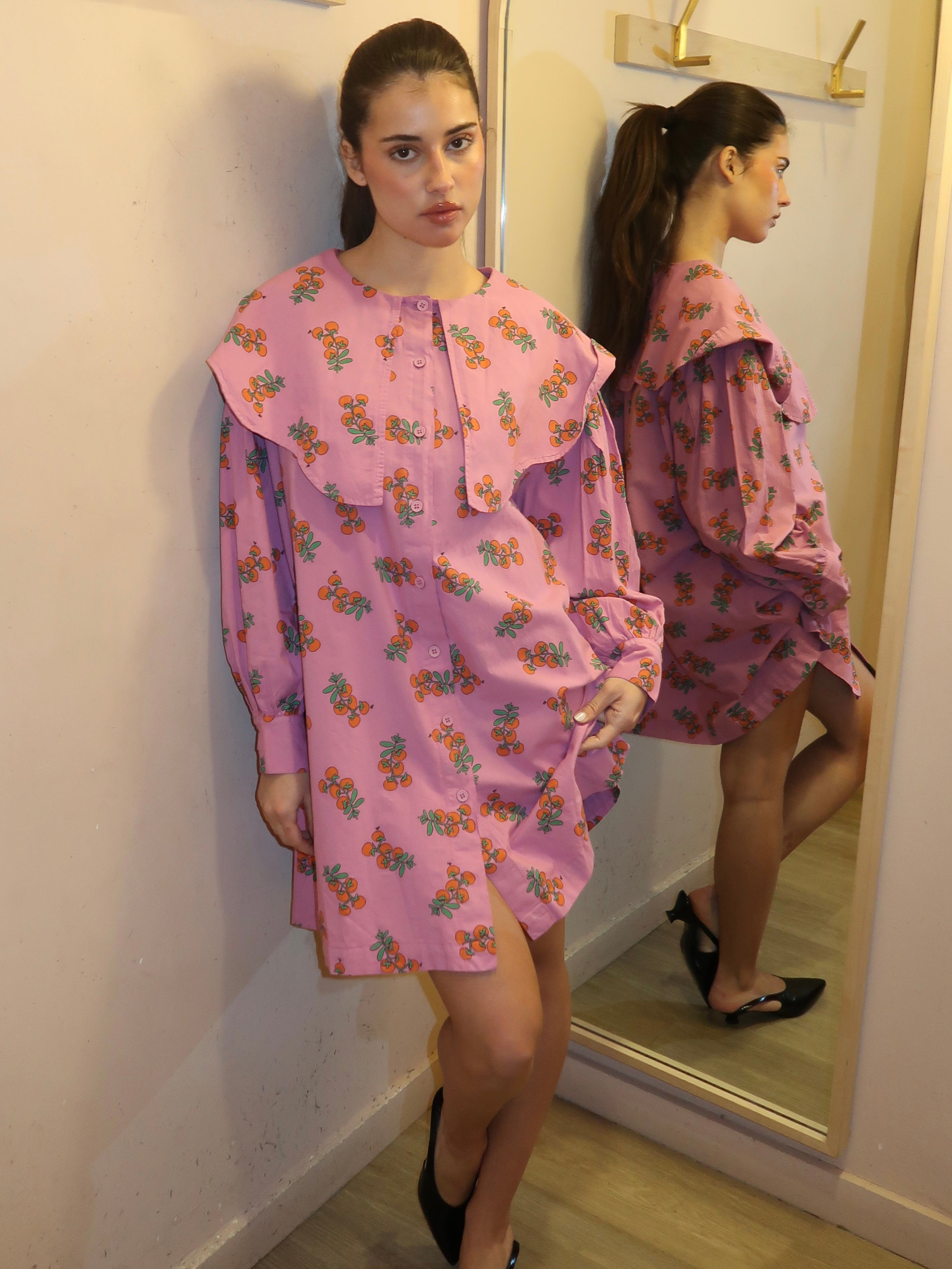 Juicy Tomatoes Big Collar Dress