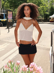 Suki Mini Skirt in Jet