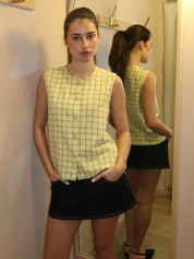 Spicy Window Bambula Crep Top