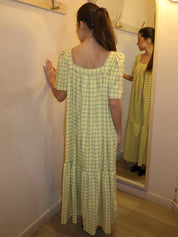 Spicy Window Bambula Crep Dress