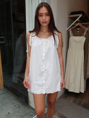 Clayton Mini Dress in White