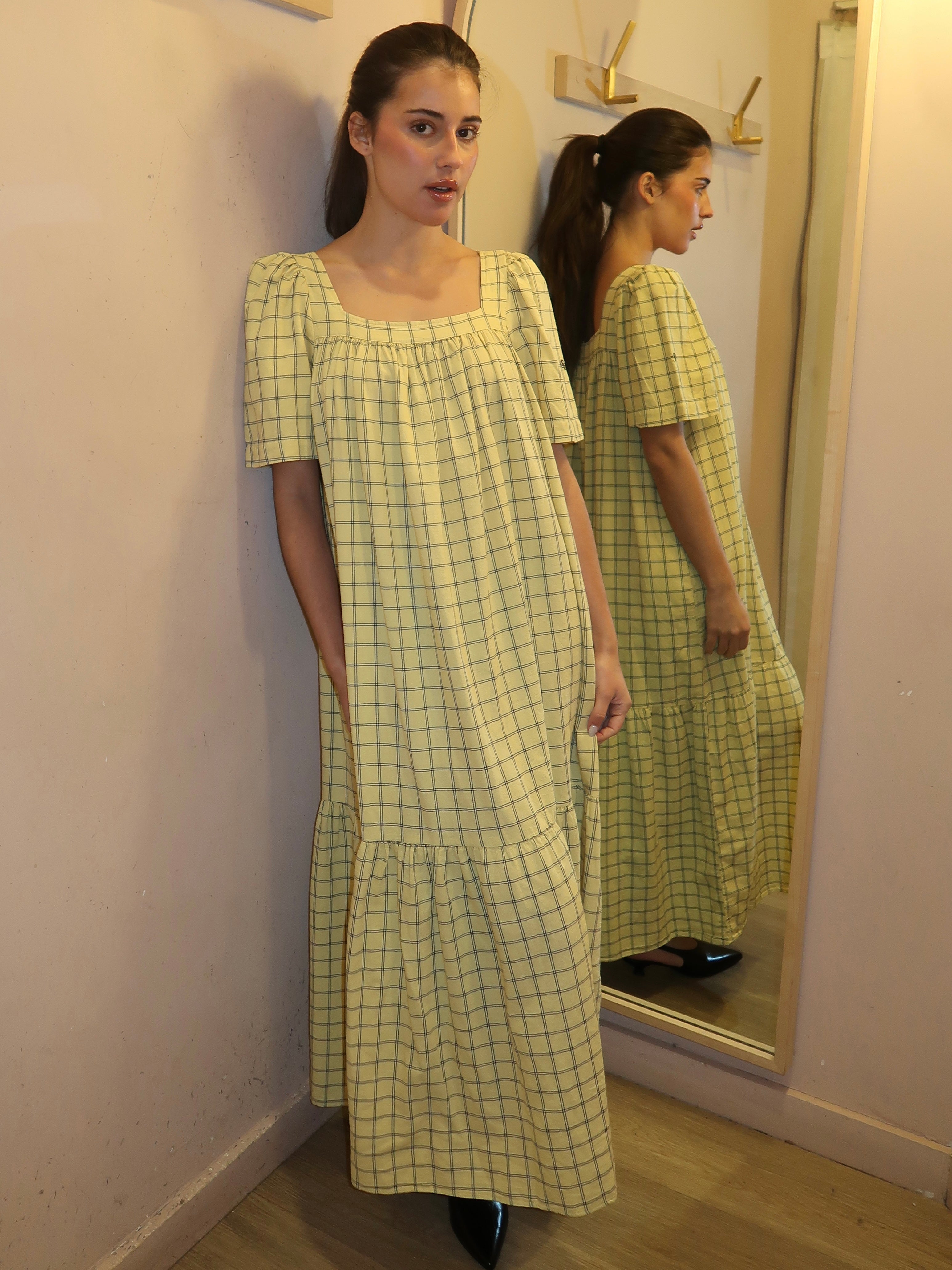 Spicy Window Bambula Crep Dress
