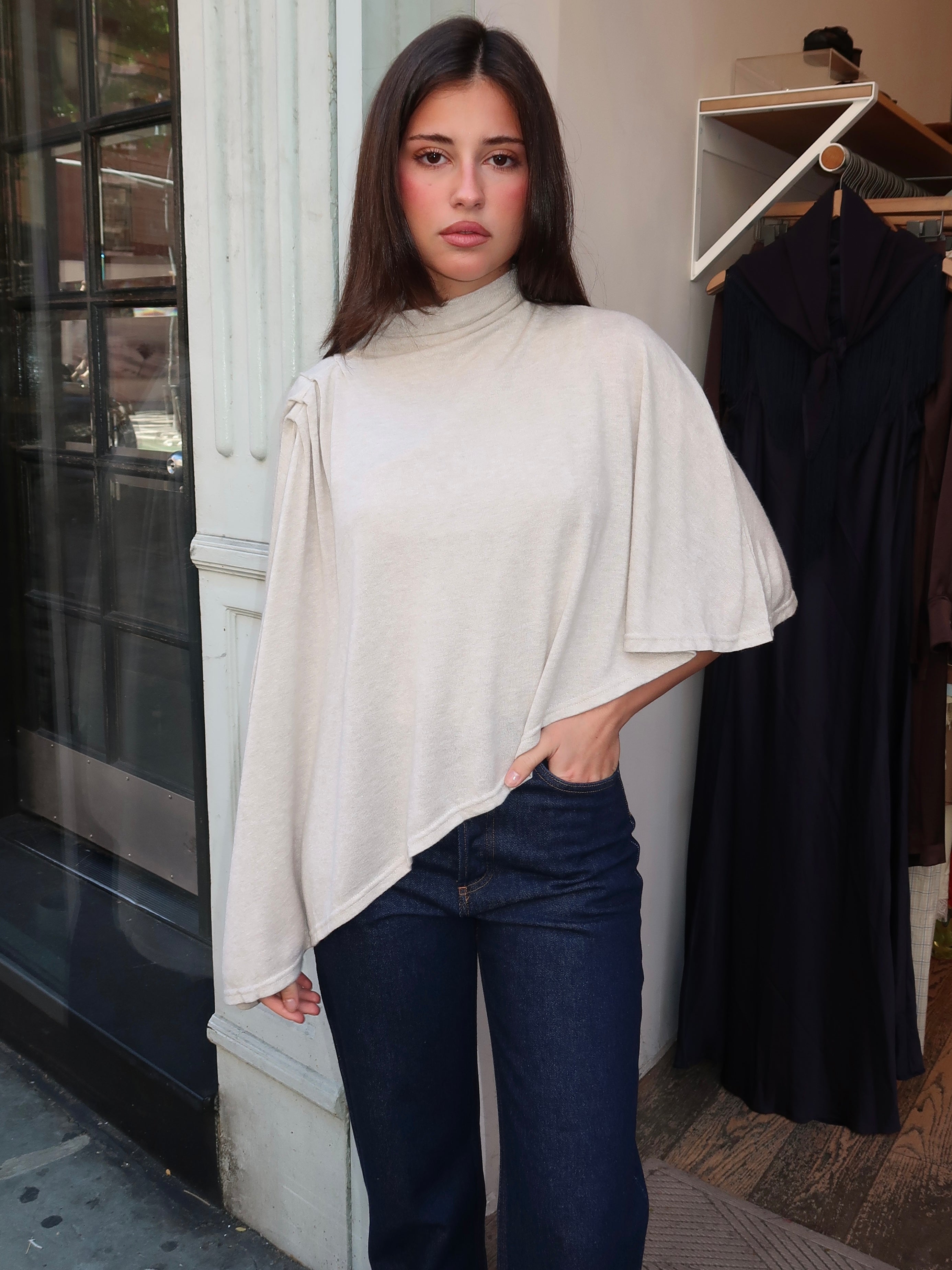 Jailene Top in Heather