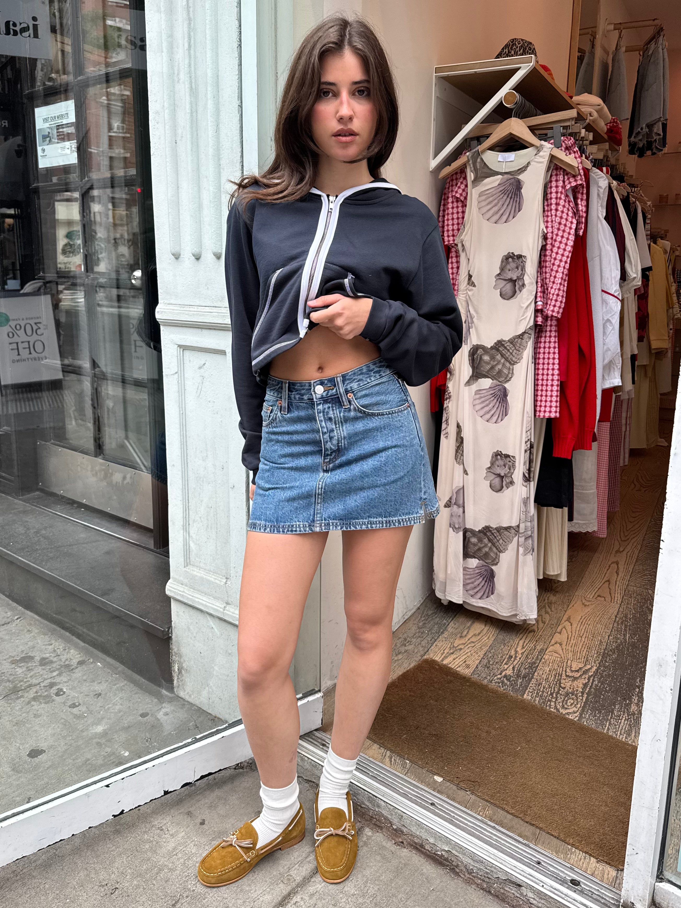 Holly Skirt in Classic Blue