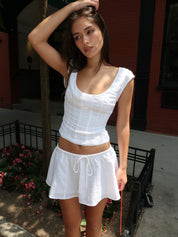 Leila Top in White